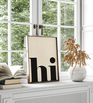 Hi Typography Poster, 5 of 6