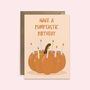 Pumptastic Birthday Card | Halloween Birthday Card, thumbnail 2 of 2