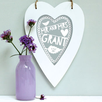 Personalised Framed Heart Print, 6 of 12