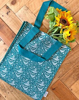 Pheasant Print Tote Bag, 5 of 5