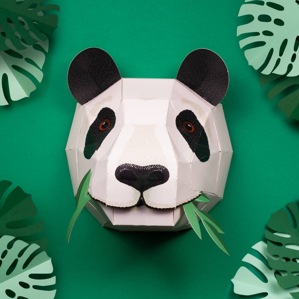 Create Your Own Giant Panda Head, 1 of 5