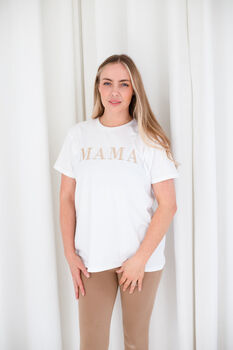 Mini Embroidered T Shirt With Optional Matching Mama, 7 of 9