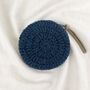 Fair Trade Crochet Wool Circular Spiral Coin Purse, thumbnail 4 of 9