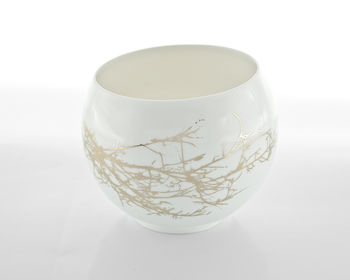 Porcelain Teacup With Delicate Winter Twig, 3 of 8