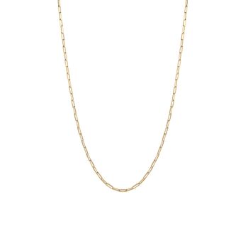 Rectangular Link Chain Necklace Sterling Silver, 4 of 4