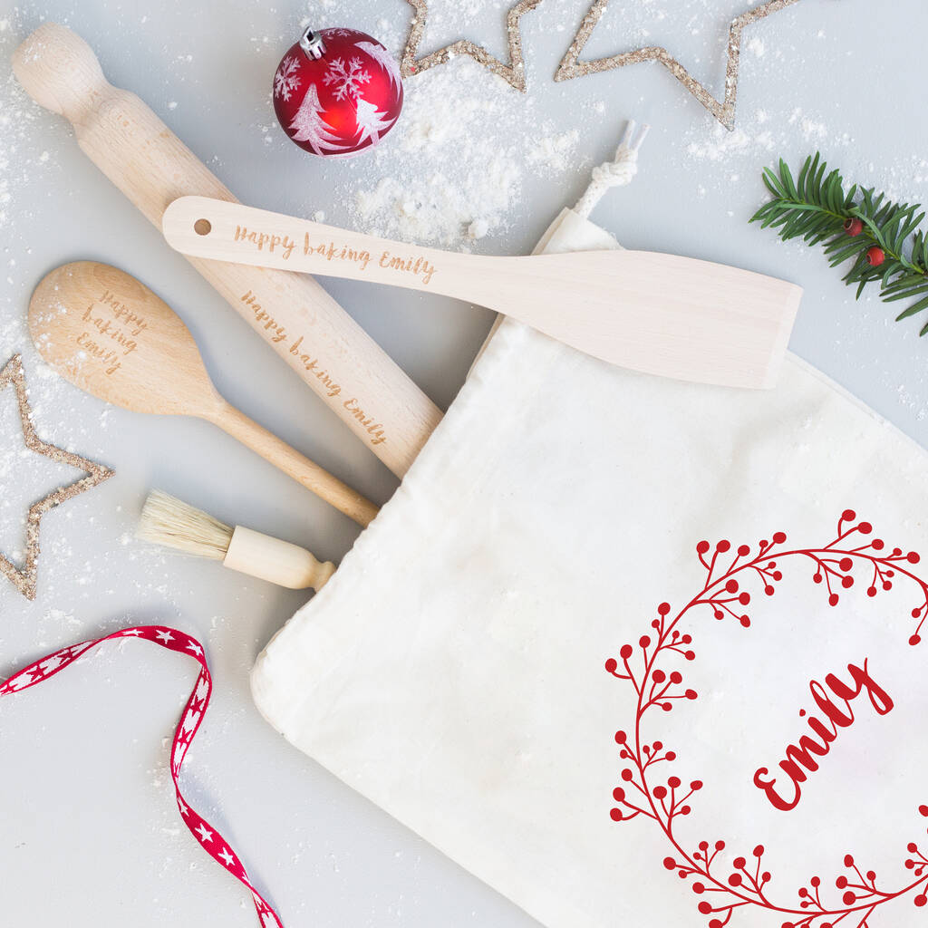 Personalised Baking Set With Bag, 1 of 5