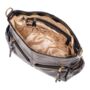 Sale Lennox Midi Black Embossed Leather Handbag, thumbnail 6 of 9