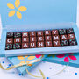 Personalised Merry Christmas Auntie Christmas Chocolate, thumbnail 1 of 6