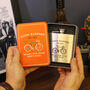 Personalised Retro Bike Hip Flask Tin With Matching Tin, thumbnail 2 of 5