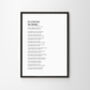 The One Poem Personalised Wedding Print, thumbnail 8 of 10