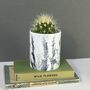 Personalised Wildflower Meadow Printed Pot, thumbnail 4 of 11