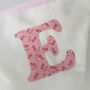 Luxury Cream, Pink And Blue Personalised Name Bunting, thumbnail 2 of 12
