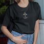 Aries Embroidered Organic Cotton Tshirt, thumbnail 1 of 4