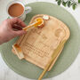 Personalised Dad And Me Dippy Egg And Toast Board, thumbnail 2 of 4
