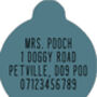 Blue Buzzy Bumble Bee Custom ID Dog Tag, thumbnail 2 of 2