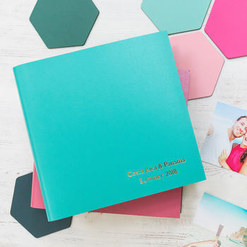 Coloured Leather Photo Album, 5 of 8