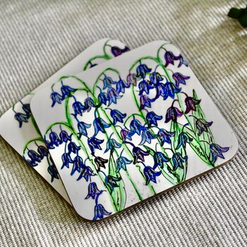 Bluebell Floral Coaster, 3 of 5