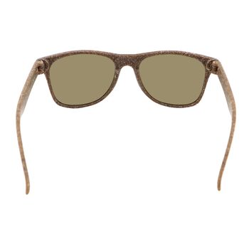 Aqua Reflection Coffee Polarised Sunglasses By Runesilk, 5 of 5