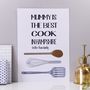 Personalised 'Mummy Is The Best Cook' Print, thumbnail 3 of 9