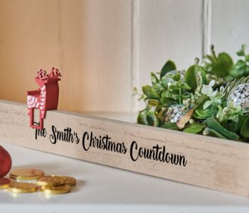 Personalised Advent With Reindeer, 3 of 4