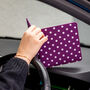 Blue Badge Parking Permit Wallet In Spotty Purple, thumbnail 8 of 8