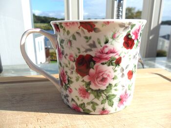 Set Of Six China Palace Mugs In Summertime Chintz Design, 11 of 11