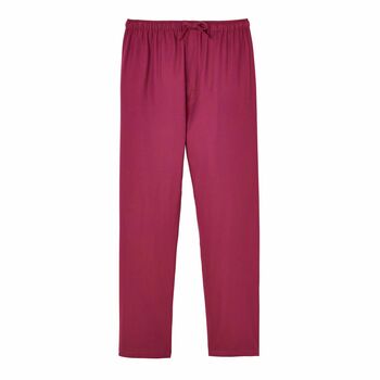 Men's Rioja Herringbone Flannel Pyjama Trousers, 4 of 4