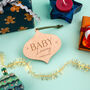 Personalised Baby Coming Soon Christmas Bauble, thumbnail 5 of 6