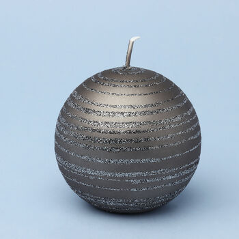 Grey Silver Candle By G Decor, 3 of 8