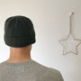 Men's Knitted Winter Beanie Hat, thumbnail 7 of 8