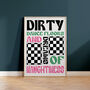 Dirty Dance Floors Music Gift Print, thumbnail 2 of 4