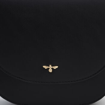 Beth Saddle Crossbody In Black, 4 of 9