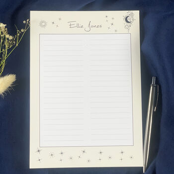 Wellness Journal Personalised Name Wandering Star, 4 of 5