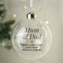 Personalised Gold Star Glass Bauble, thumbnail 2 of 4