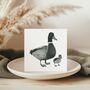 Duck And Duckling Countryside Greeting Card, thumbnail 2 of 6