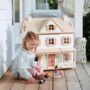 Floral Wooden Dolls House, thumbnail 1 of 5