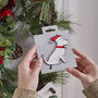 Westie Dog Christmas Tree Decoration Personalisation Available, thumbnail 5 of 5