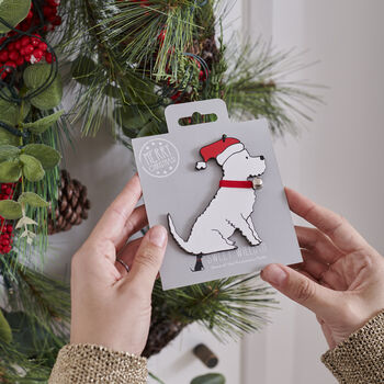 Westie Dog Christmas Tree Decoration Personalisation Available, 5 of 5