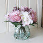 Rose And Hydrangea Arrangement And Vase, thumbnail 1 of 5