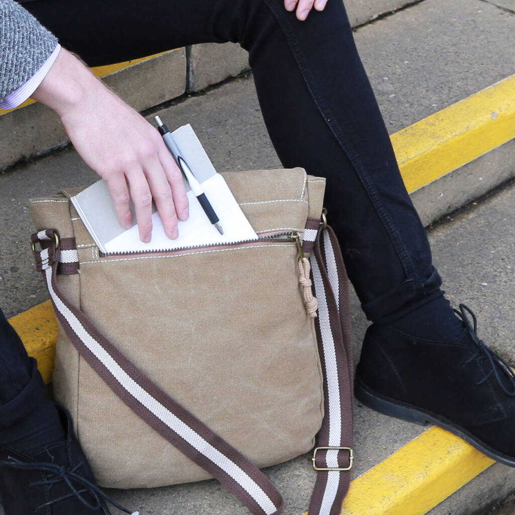 vintage canvas messenger bags