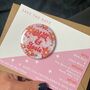 Colourful, Fun, Floral Save The Date Magnet, thumbnail 5 of 5