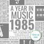 Personalised 40th Birthday Print 1984 1985 Music Year Gift, thumbnail 9 of 12