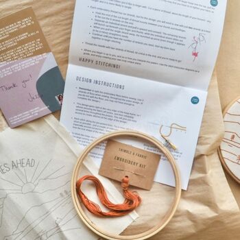 Embroidery Kit Good Times Ahead, 3 of 3