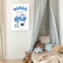 Babar The Elephant Football Art Print, thumbnail 2 of 4