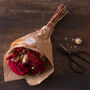 Red Rose Hand Tied Dried Flower Bouquet, thumbnail 1 of 2