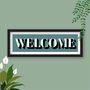 Welcome Framed Typography Print, thumbnail 8 of 10