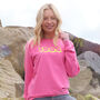 Personalised Birth Year Neon Sweatshirt Jumper, thumbnail 1 of 6