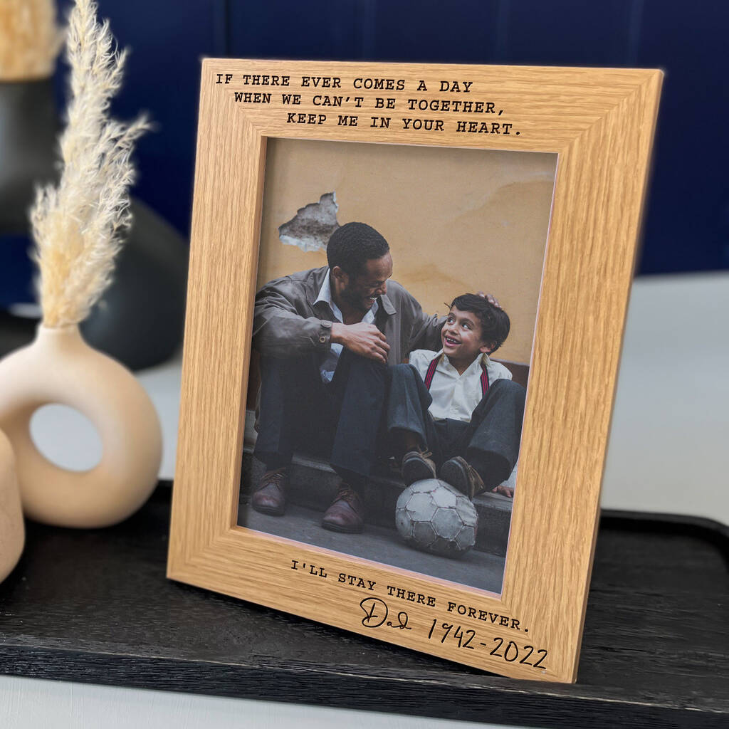 Personalised Memorial Picture Frame Bereavement Gift, 1 of 10
