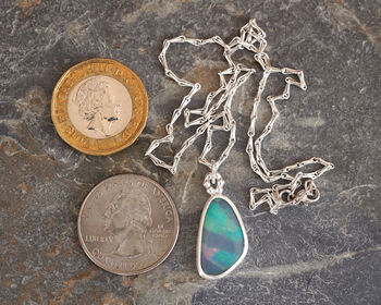 Australian Opal Doublet Necklace, 3 of 3