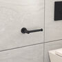Modern Solid Brushed Brass Toilet Roll Holder, thumbnail 8 of 9
